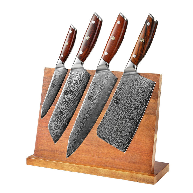 5PCS Professional Damascus Kitchen Knife Set Yi Series