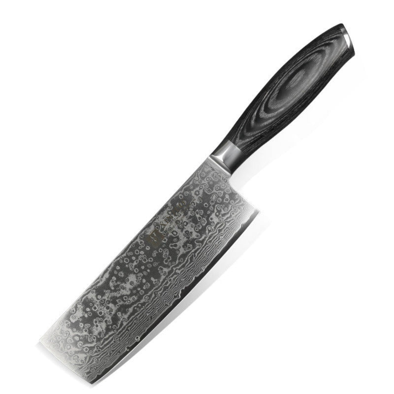 Professional Damascus Kitchen Nakiri Knife Ya Series