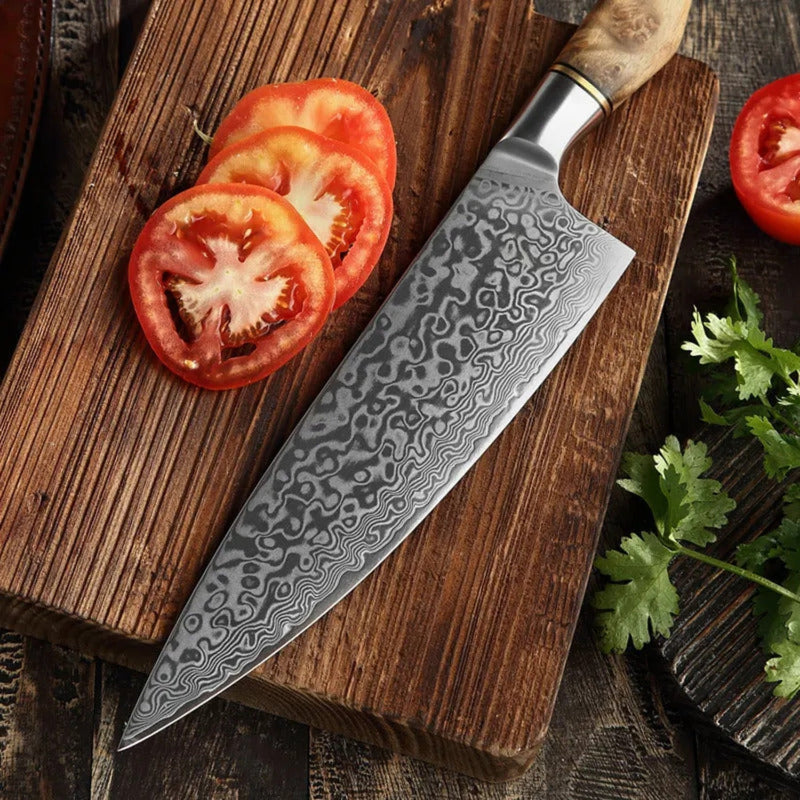7Pcs Damascus Knife Set - B30M Series