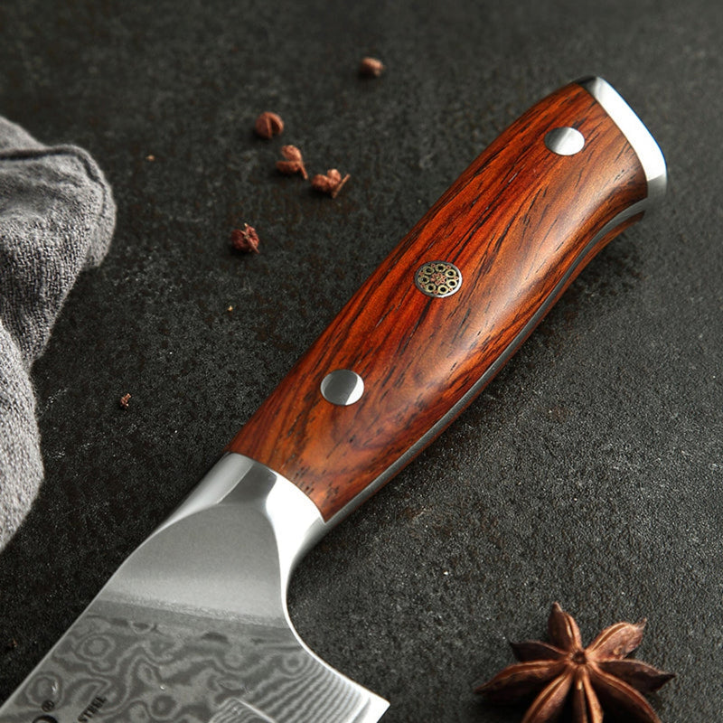 15PCS Professional Damascus Kitchen Knife Set Yu Series
