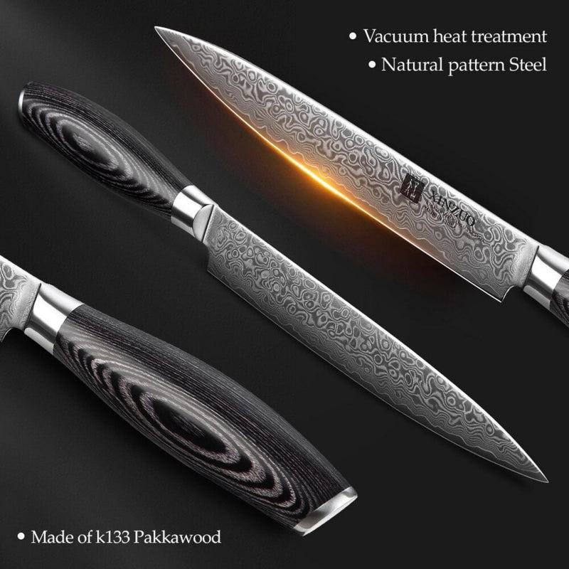 Professional Damascus Kitchen Carving Knife Ya Series