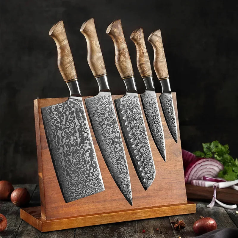 6Pcs Damascus Knife Set - B30M Series