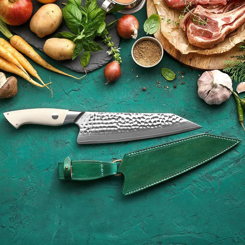 Kitchen Damascus Chef Knife B38H Elegant Series