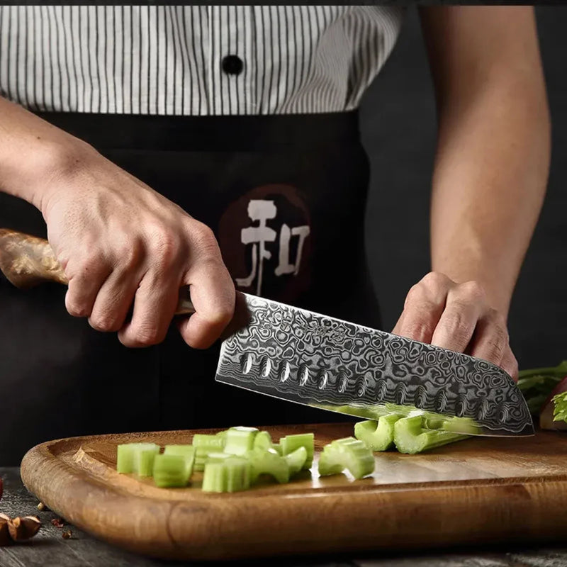 Professional Damascus Knife Set - B30M Series