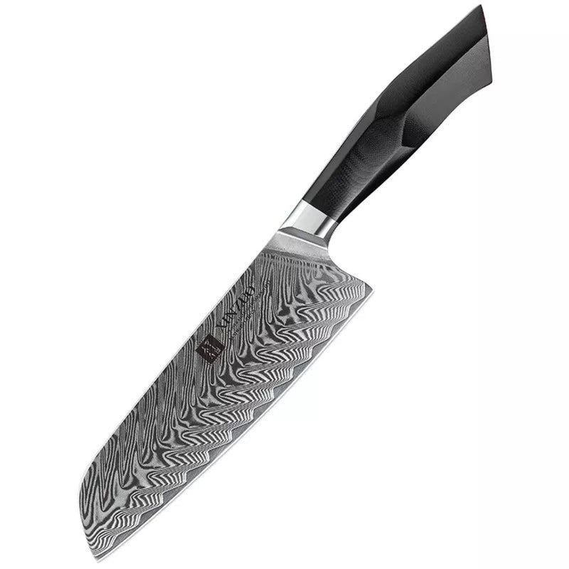 Professional Damascus Kitchen Santoku Knife Feng Series