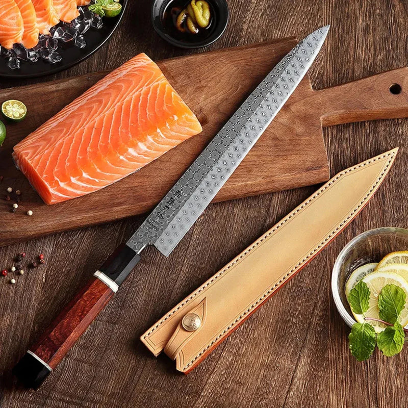 270mm Handmade Damascus Sashimi Knife