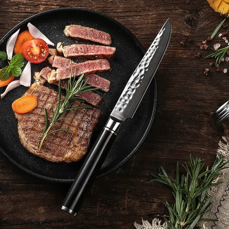 5 Inch Damascus Steak Knife - Classic Series