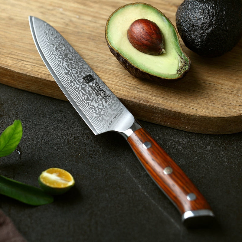2PCS Professional Damascus Kitchen Knife Set Yu Series