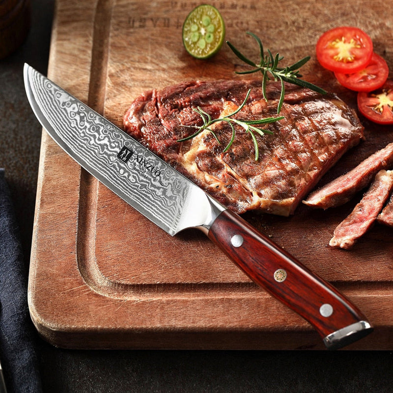 Professional Damascus Kitchen Steak Knife Yu Series