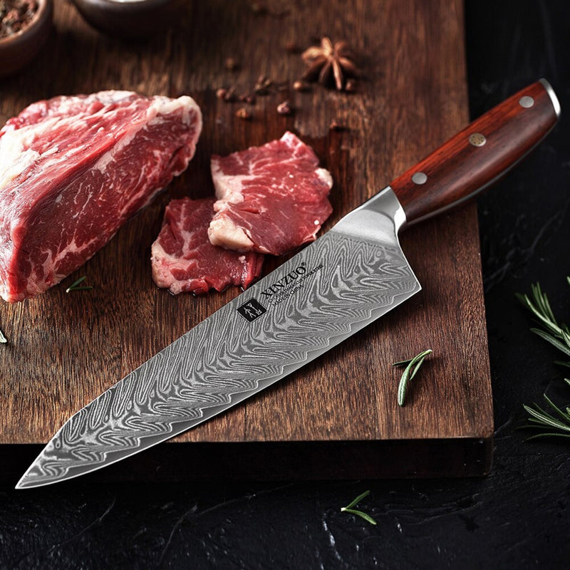 Professional Damascus Kitchen Chef Knife Yi Series