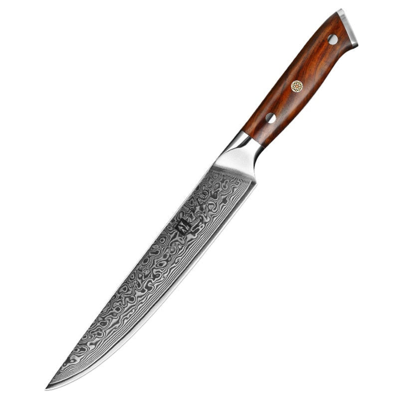 Professional Damascus Kitchen Carving Knife Yu Series