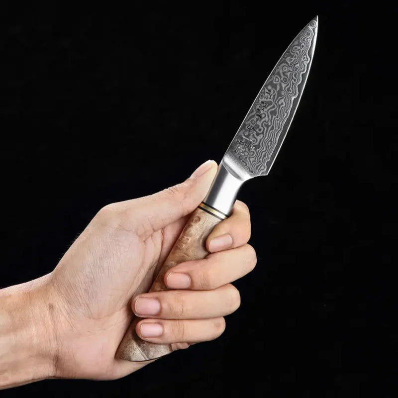 3.5 Inch Damascus Paring Knives - B30M Series