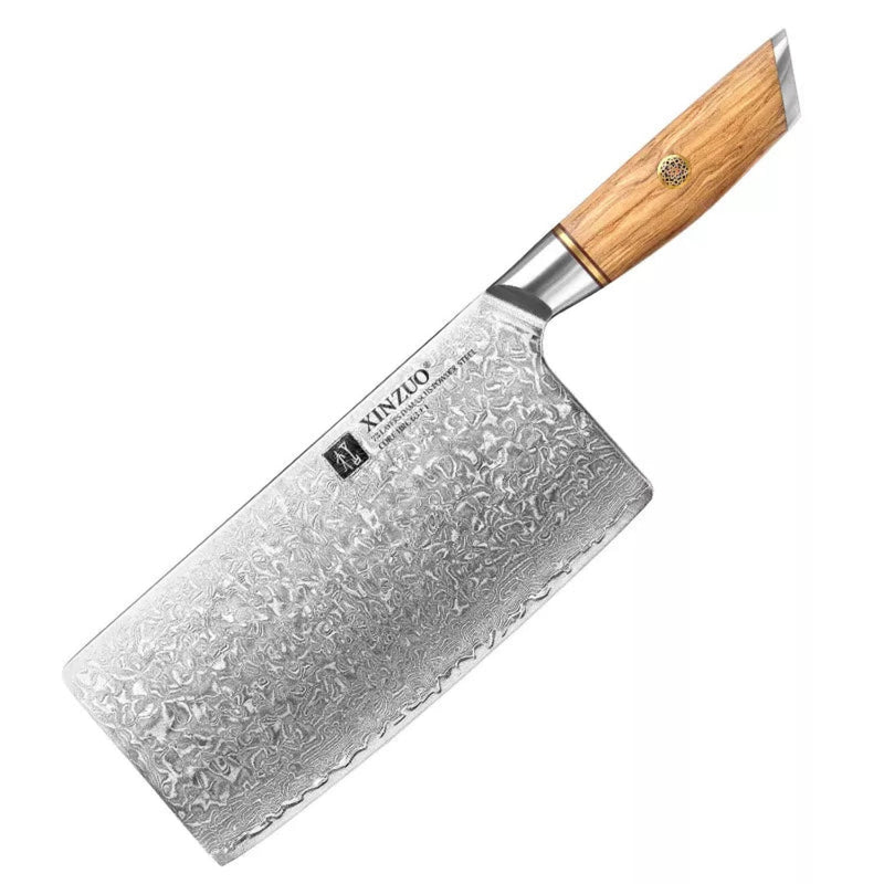 Professional Damascus Kitchen Cleaver Knife Lan Series
