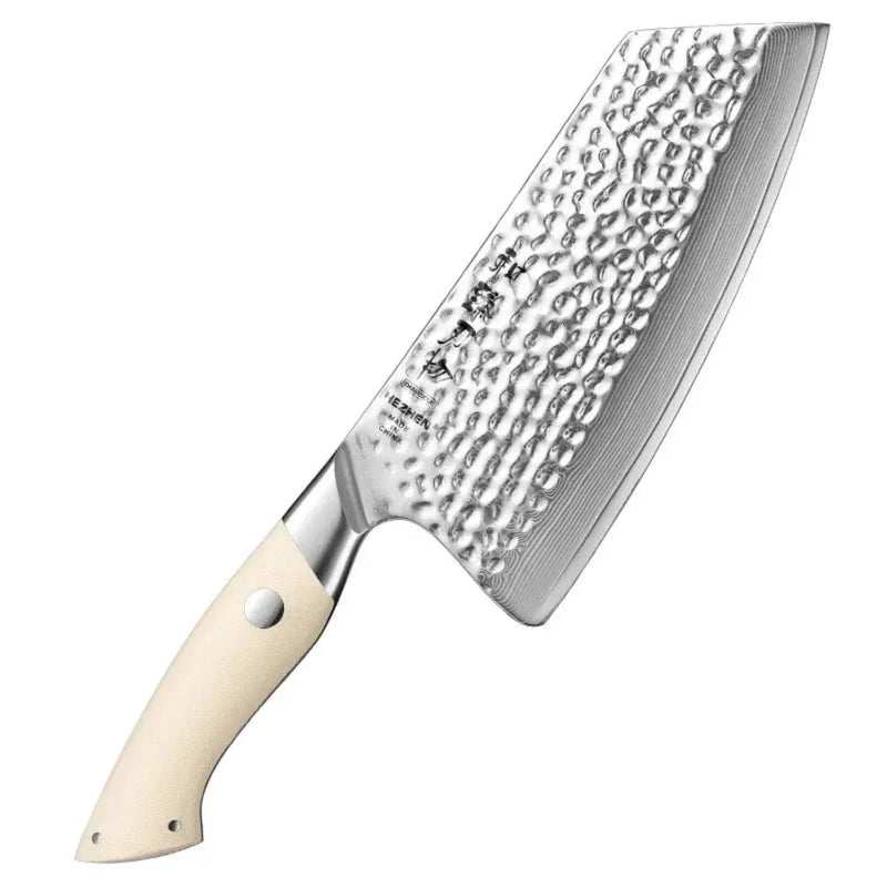 7.5 inch Damascus Cleaver Knife B38H Elegant Series