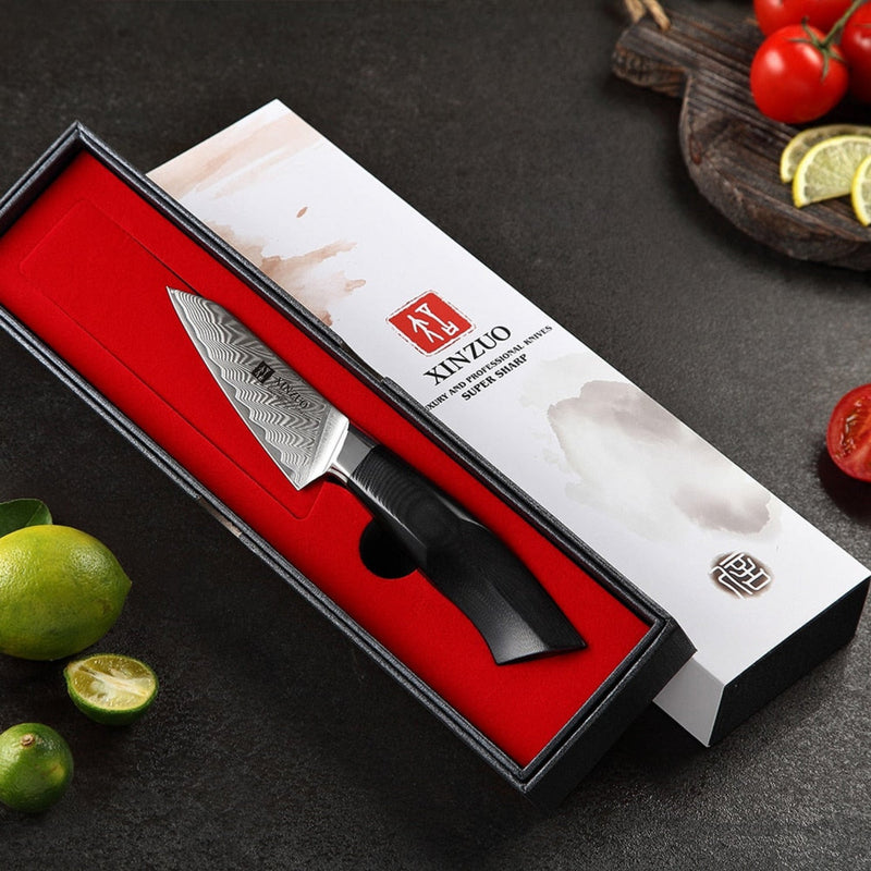 Professional Damascus Kitchen Paring Knife Feng Series