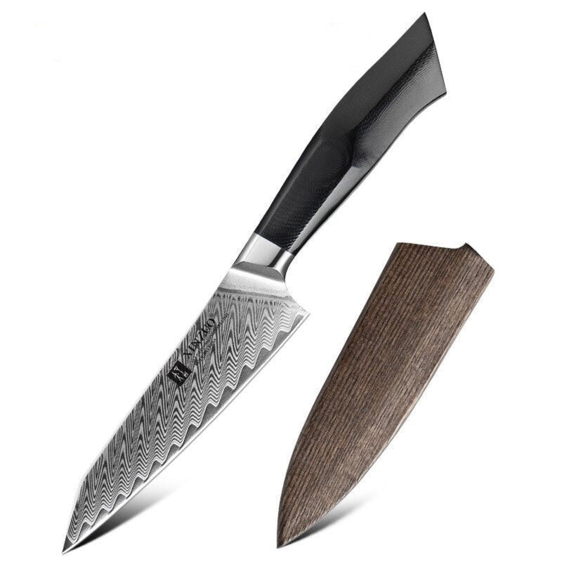 Professional Damascus Kitchen Utility Knife Feng Series