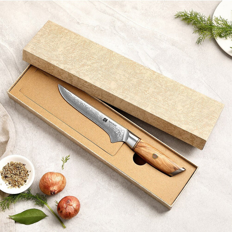 Professional Damascus Kitchen Boning Knife Lan Series