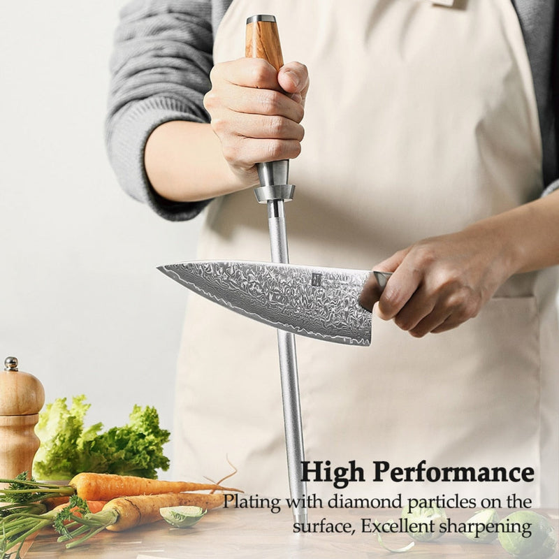 Professional Kitchen Sharpening Rod Lan Series